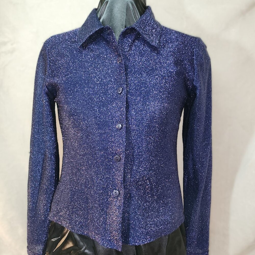 *New Low Price* Vintage Sapphire Glitter Shirt